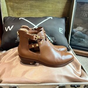 Coach Debi boots with box